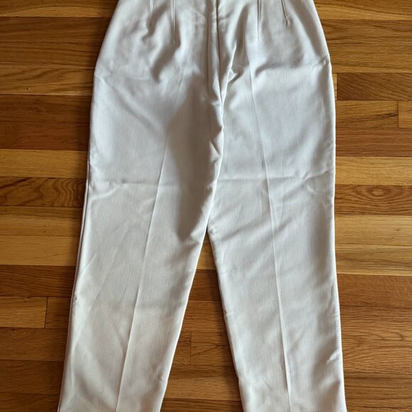NWT Zara High Waisted Pants, Sand Beige, Size Medium - Picture 5 of 6